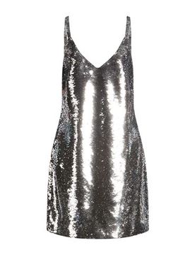 Mini-Kleid Damen Silber L Damen