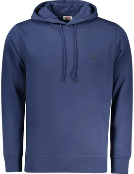Herren LANGARM-KAPUZENPULLOVER Blau RFF017_BLDENIM
