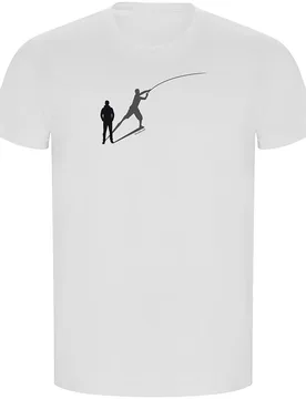 Shadow Fish Eco Short Sleeve T-shirt White XL Men - Kruskis - FashionsVida