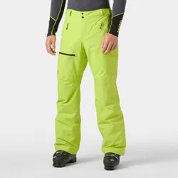 Men's Sogn Insulated Cargo Ski Trousers Green S - Luminous Gr Green - Male