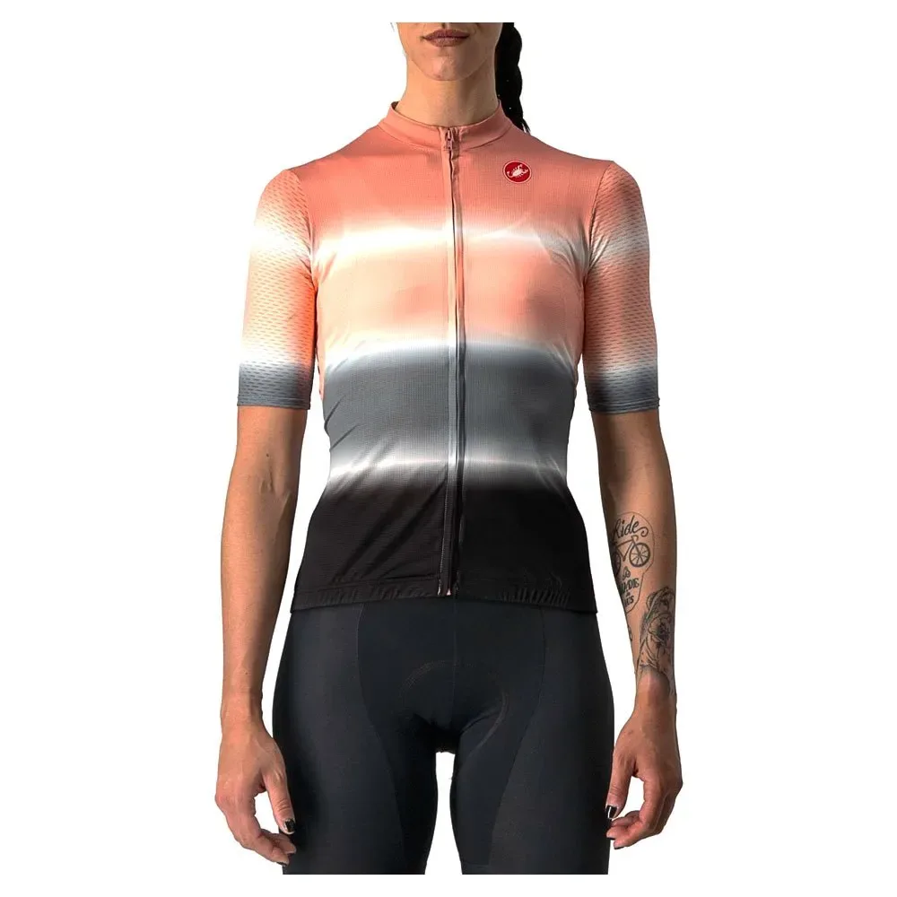 Maglia A Maniche Corte Dolce Blush / Light Black - Castelli - FashionsVida