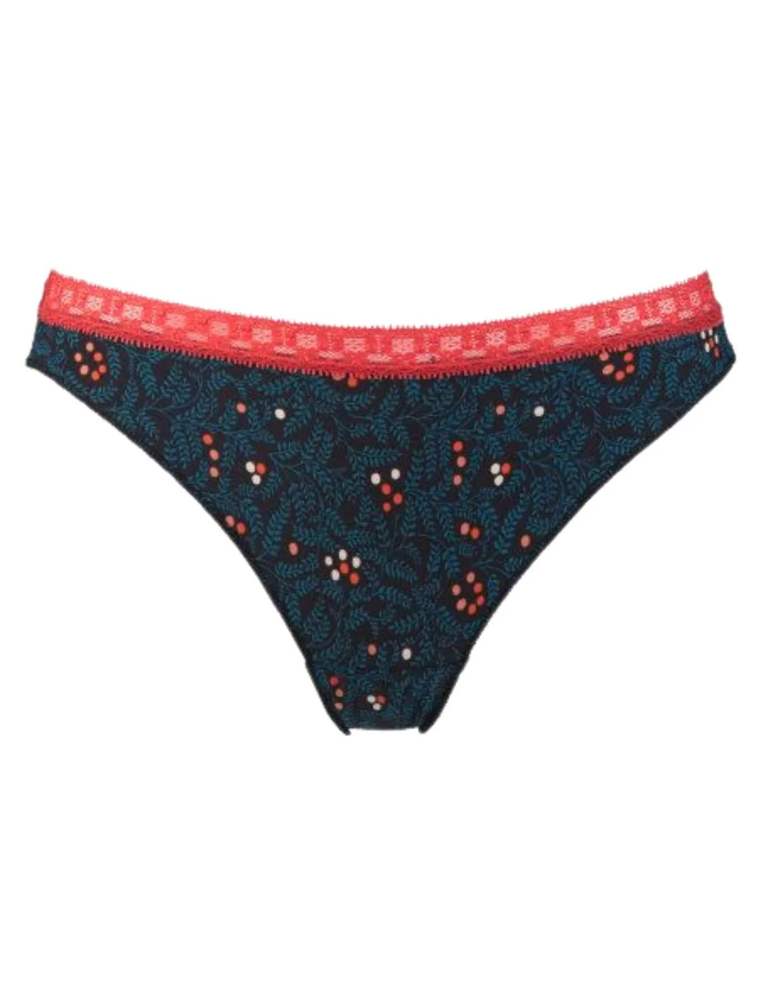 Womens 1335 Ivy Brief - Multicolour Cotton - Size 14 Uk - Freya - FashionsVida