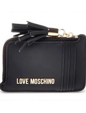 Portacarte Grs Donna Nero in Eco-pelle