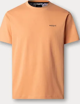 Camiseta de hombre manga corta logotipo de en el lado izquierdo del pecho - Hackett - FashionsVida