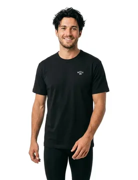 Maglietta A Maniche Corte Cove Black L - Makia - FashionsVida