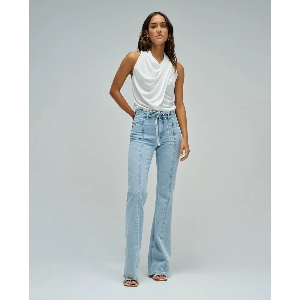 Vaqueros campana Faith push in flare de mujer - Salsa Jeans - FashionsVida