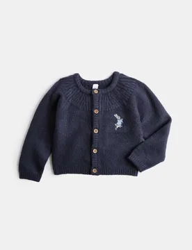 Peter Rabbit™ Cardigan (0-3 Yrs) Navy Mix male - M&S - FashionsVida