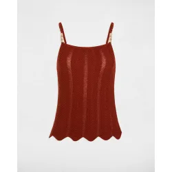Top de mujer punto tirantes finos