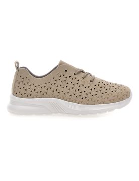 Sneakers Beige con Tomaia Traforata BK25S861 39