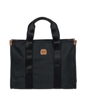 Borsa Opera Bag nera misura piccola in nylon con manici in tessuto e tracolla più lunga rimovibile - Bric's - FashionsVida