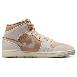 Aj1 Mid Damen Sneaker - Braun - Größe 40 - Netz/Synthetik Brown 40