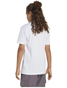 T-Shirt T-Shirt Essentials 100% Coton Blanc Einheitsgrösse Male - Adidas - FashionsVida