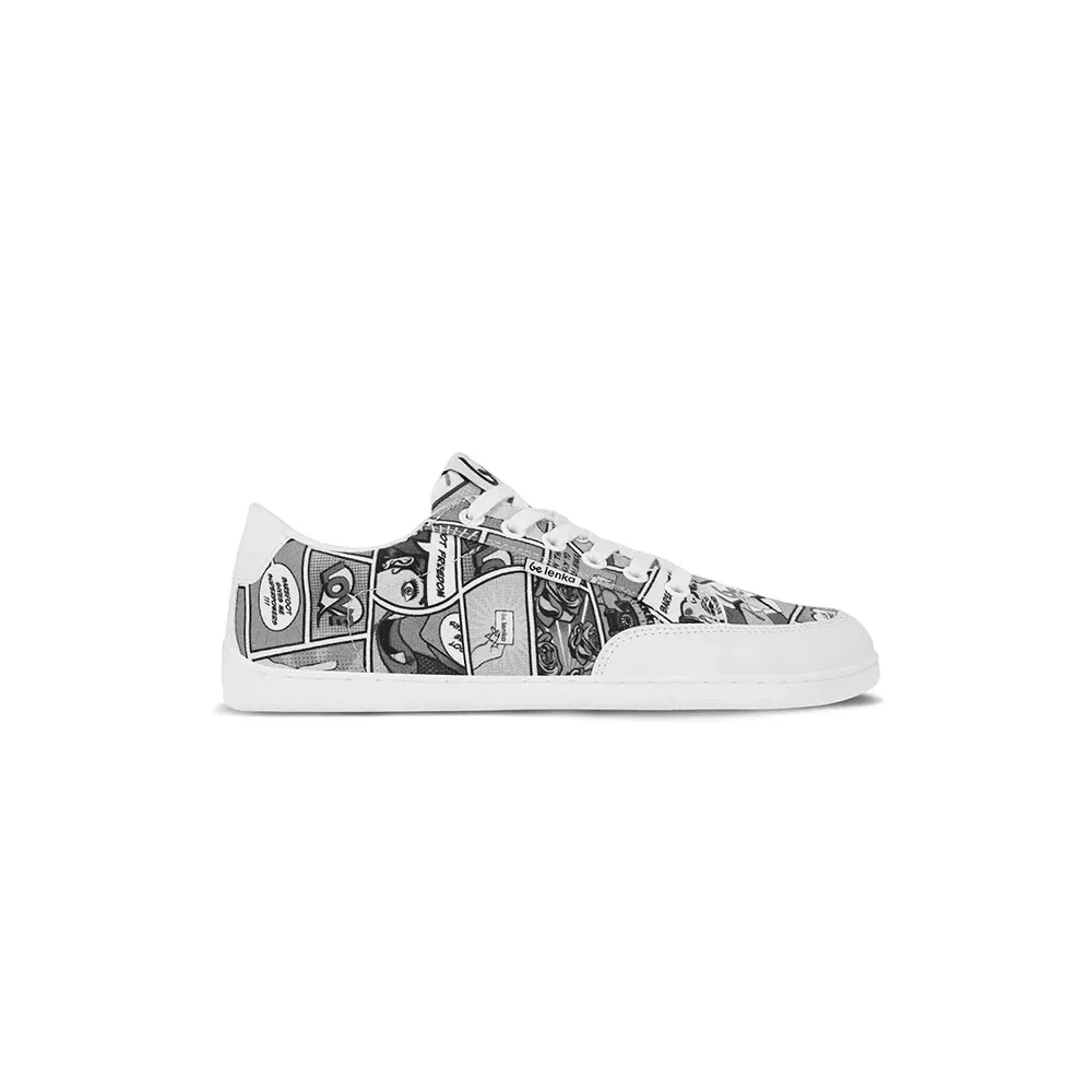 Sneaker Rebound Barefoot Comics Black / White EU 41 - Be Lenka - FashionsVida