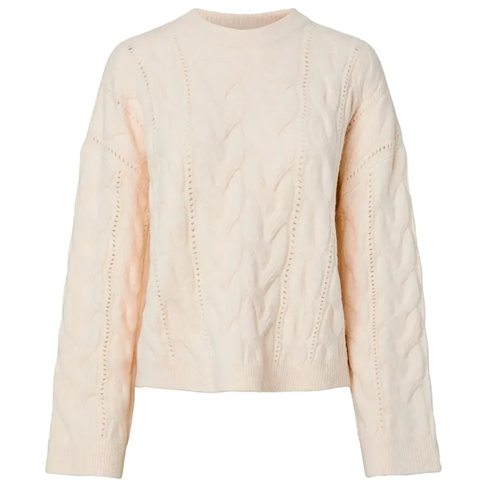 Maglione Kathy Birch / Melange L - Pieces - FashionsVida