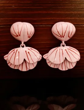 New Arrival Summer Handmade Enamel Glaze Pink Shell-shaped Earrings Sweet and Cute Versatile Earrings - Aliexpress - FashionsVida