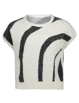 Strickpullover Kurz ohne Arm female