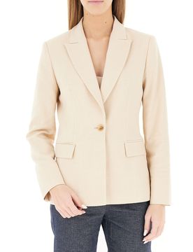 Blazer misto lino BEIGE 44