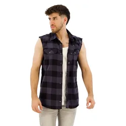 Débardeur Check Black / Grey 4XL
