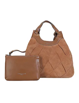 Borsa in pelle - Hobo DUA cammello - GIANNI CHIARINI - FashionsVida