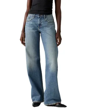 Jeans Taille Basse A5566 Loose Fit Medium Indigo 27