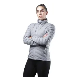 Cell Puffer Jacket Platinum S Women