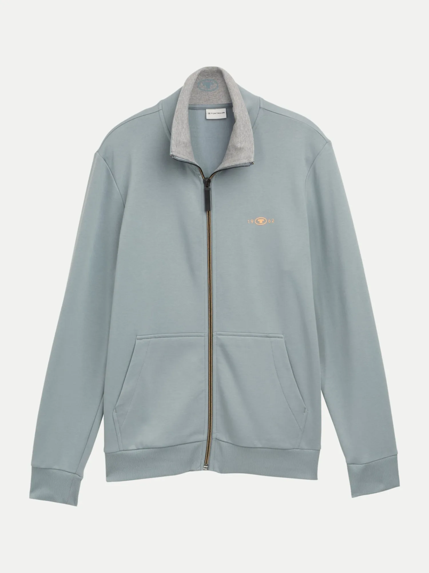 Sweatjacke mit Stehkragen Blau M - Tom Tailor Casual - FashionsVida