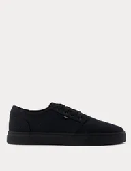TOMS Lace-Up Trainers Black male
