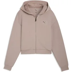 Cloudspun FZ Damen Kapuzensweater, braun M