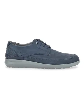 Scarpe Stringate Blu In Vera Pelle 6412 42 - Longford - FashionsVida
