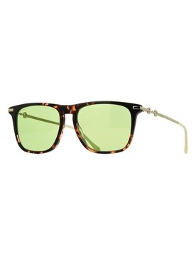 Rectangle-Frame Metal / Acetate Sunglasses GG0915SA-003 Men's