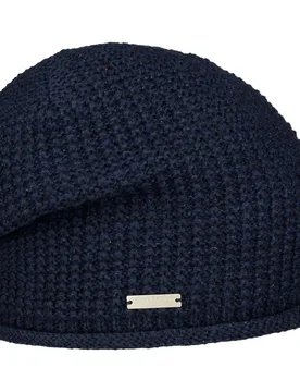 Jalica Headsock Knit Beanie Hat by - navy - Damen - Size: One Size - Seeberger - FashionsVida