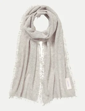 Purschoen Kaschmirschal Slim Grau - Purschoen - FashionsVida