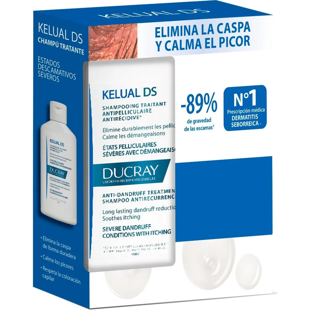 Pack Dúo champú Kelual Ds - Ducray - FashionsVida