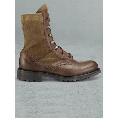 Mens Brown Trooper Lace-Up Boot - Male - Brown - EU 40 - Belstaff - FashionsVida