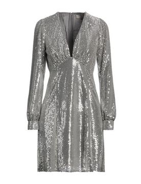 Minivestido Mujer Plata 32,34,36,38,40,42,44 Mujer
