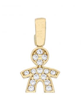Ciondolo Bimbo Oro Giallo GL101563