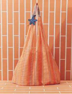 Bolsa con estampado de rayas - Stella Rittwagen - FashionsVida