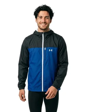 Giacca Cloudstrike Colorblock Shell Black / Tech Blue / Summit White S - Under armour - FashionsVida