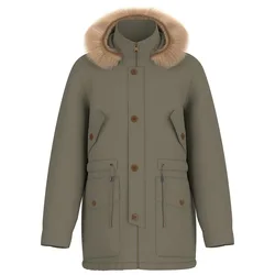 Parka Nylon Olive Light Green S