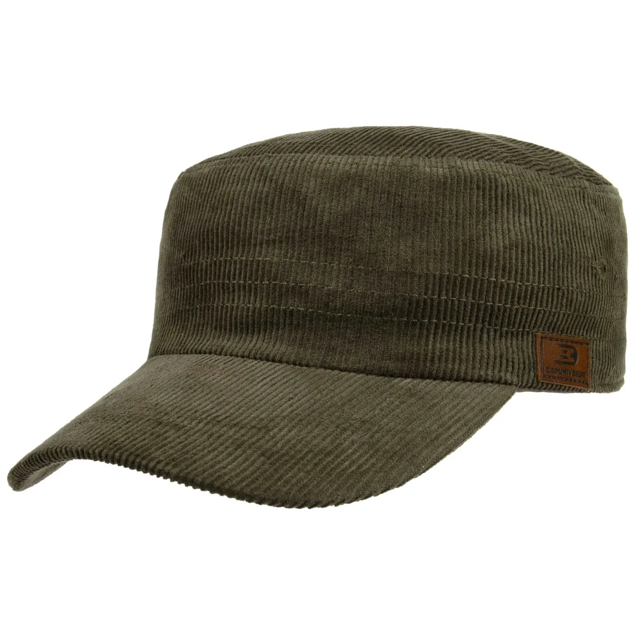 Corduroy Army Cap by - olive - Unisex - Size: One Size - CapUniverse - FashionsVida