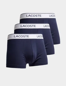 Mens Set da 3 Boxer - Blu, blu blu Uomo taglia S - Lacoste - FashionsVida