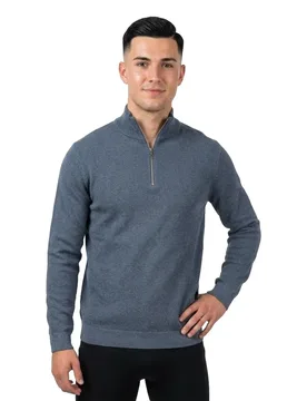 Maglione Con Mezza Zip Stitch Milano Turbulence / Melange M - Jack & jones - FashionsVida