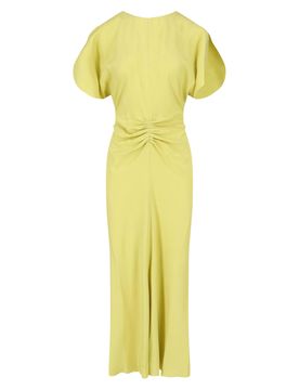 Sculpted Satin-Feel Mini Dress