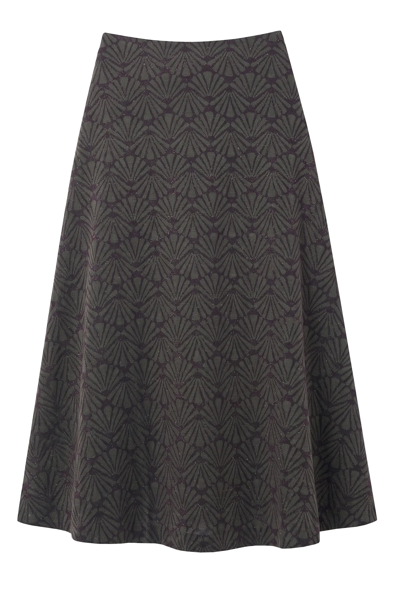 NIU - Gonna - 480646 - Bronzo/Verde - Niu - FashionsVida