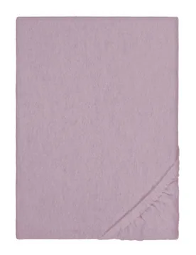 Spannbetttuch Melange brombeer, 140x200 cm - 160x200 cm - Biberna - FashionsVida