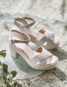 Alpargata de cuña de novia | JULIANA