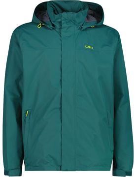 Man jacket snaps hood chaqueta impermeable hombre Verde (54)