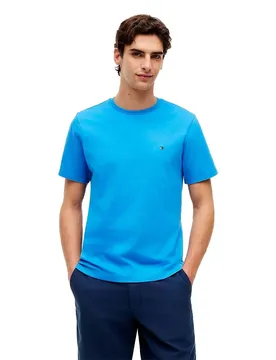 T-shirt à Manches Courtes Mw0mw39995 Regular Fit Blue Spell XS