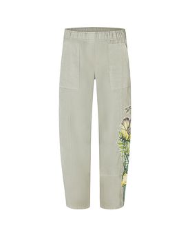 Pantalón Barrel Fit OPHELIA verde 36/L27