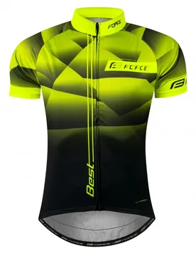 Maglia ciclismo BEST fluo nero - FORCE - FashionsVida